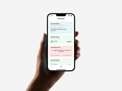 PreSeed app branding card cards design list menu mobile mobile app profile startup ui ux
