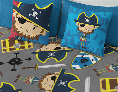 Cute Cartoon Pirates - Character Development adobe illustrator branding cartoon cartoon pirate character development clothing design graphic design illustration pirate ship pirates vector vector illustration visual identity