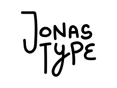 Jonas Type branding fonts hand lettering lettering rebranding type design type foundry typography