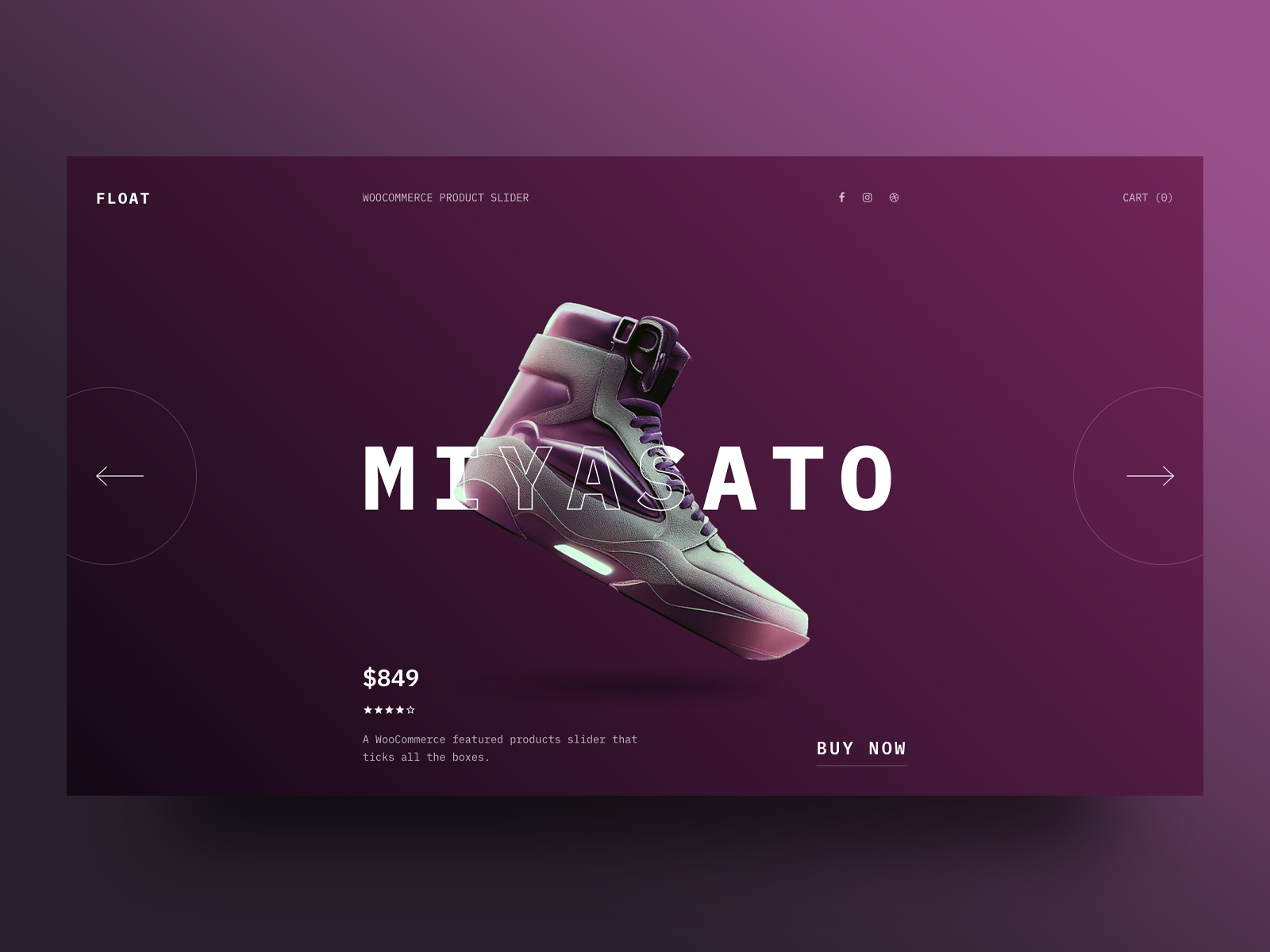 Sneaker Slider by Slider Revolution on Dribbble