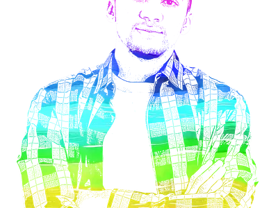 rainbow lgbt man portrait - contact me to custom one- $3 art caricature design illustration lgbt logo portrait print printable t shirt design wall art