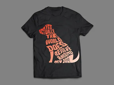 Dog Typography T-Shirt best christmas cute dog eps dog eps dog png dog svg funny pet