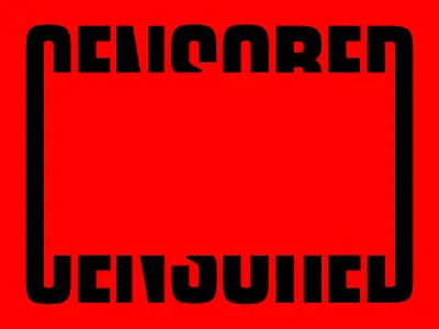 C******d abstract branding censored geometry illustration letter logo logotype maserekt monogram space symbol type typography word wordmark