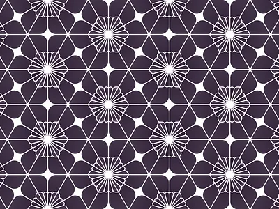 Hexagonal repeat pattern(s) beehive grid flower flowers geometric geometry graphic design hexagons illustration mathematical art repeat pattern surface design tutorial