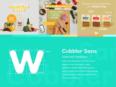 Wyldr - Branding, Logo Design, UI solutions art direction bio brand manual branding color palette design europe germany graphic design logo organic food print design product design startup subscription ui ux web web design