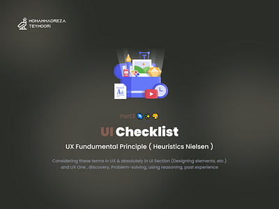 UI Checklist for artwork (along with hints💡) checklist laws principle product design ui ux