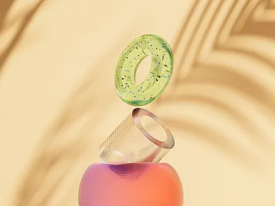 3 3d 3d render abstract blender render summer