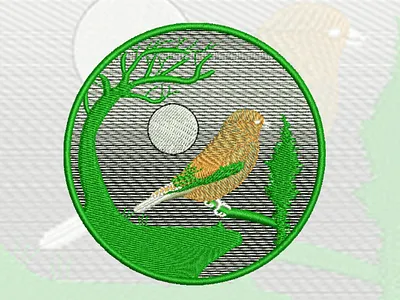 Sparrow Bird Scenery Embroidery Design birds embroidery designs designs for shirt eagle embroidery design embroidery art embroidery designs embroidery digitizing hand embroidery designs logo embroidery logo for shirt sparrow embroidery design