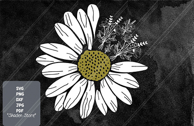 daisy flower , wildflower image , simple daisy svg circut svg clipart daisy flower design flower svg graphic design simple flower svg jpg png