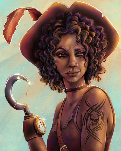 Adventure Awaits book art branding character creator character design character development cover art design digital art digital illustration fan art fantasy fantasy art fantasy illustration freelance illustration illustration artist logo story telling