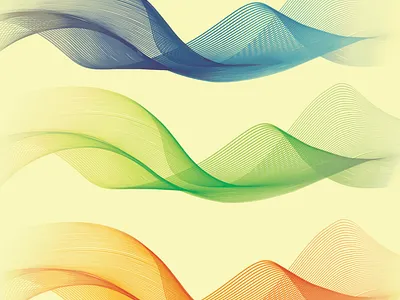 Abstract Waves abstract design dribbble graphic design illustration illustrator trending waves