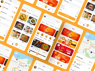 Food Delivery IOS Application android app appdesign best branding delivery food food delivery app illustration ios swiggy uiux zomato