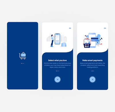 E-commerce app | Onboarding & splash screen 100dailyui branding dailyui design e commerce ecommerce ghana minimal mobile onboarding splash splashscreen ui ux uxdesign visualdesign