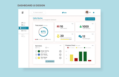 Project Management dashboard activity dashboard design management project software ui web