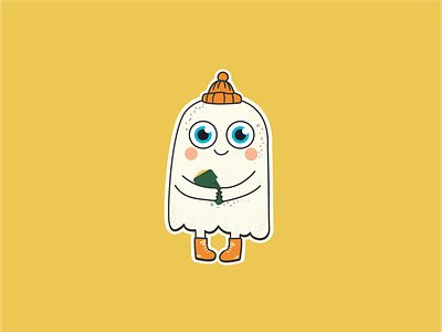 My Boo adobe illustrator adorable boo character contest cute ghost halloween holiday illustration kids kids illustration logo playoff print specter spook spookiest stickermule