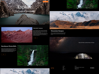 Travel agency website concept. design figma design ui ux web design