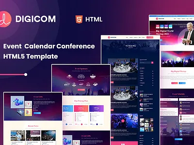 Digicom 3d animation branding graphic design logo motion graphics ui