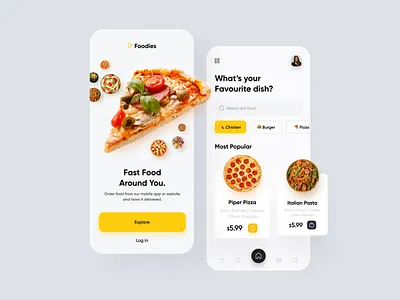 Fast Food Delivery App agency al nadir android app app app designer app ui app ui designer food app ui food delivery app ios app minimal mobile ui onixlab ui ui design ui designer ui ux design