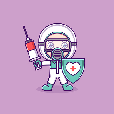 Doctor activites design doctor icon illustration illustration art ilustration logo ui virus