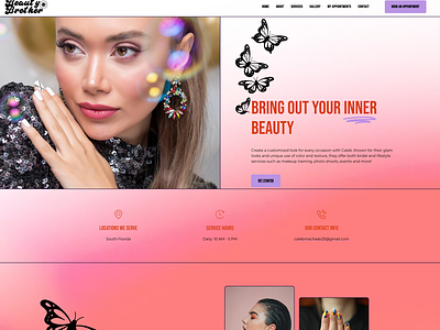 Beauty Brother branding cosmetic course creation design graphic design illustration logo motivation web design websitebuilder