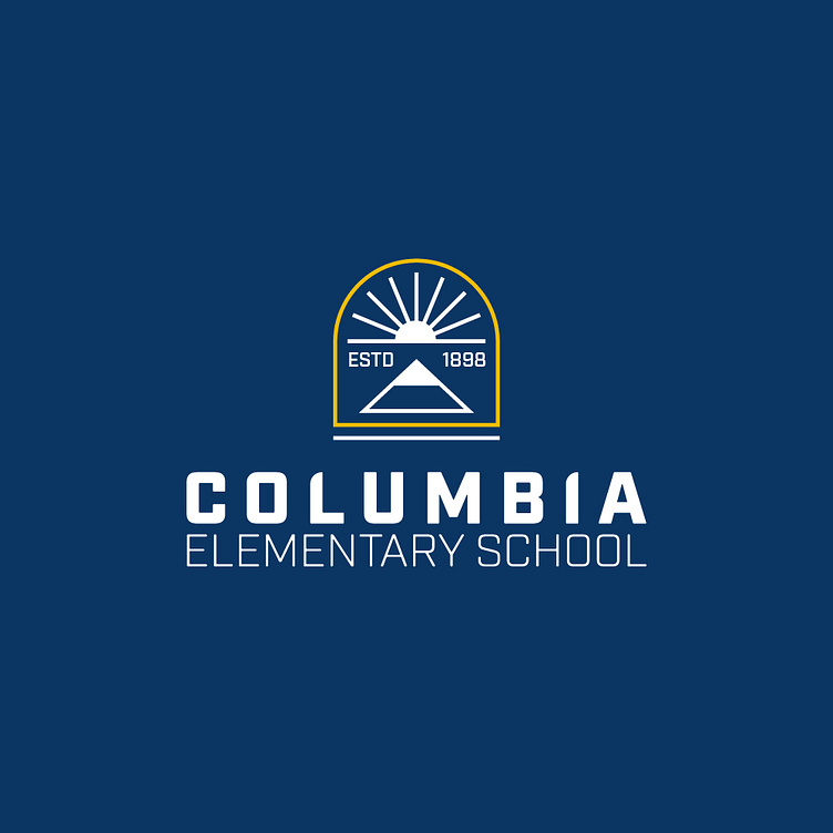 Columbia Elementary School Logo Concepts by Darral Garner Design on