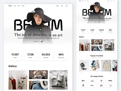 Web site design: landing page ui bitmatestudio design e comerce home home page homepage landing landingpage online shop site uidesign uiux userinterface uxui web design web page web site webdesign webpage website
