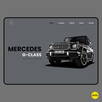 Mercedes-Benz G-Class 3d adobexd animation figma frontenddesign graphic design landingpages logo motion graphics ui uidaily uidesign uiux uiuxdesign webdesign