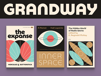 New Font Release: Grandway bauhaus books font geometric illustration sans serif type typeface typography