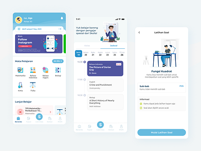 Skolla - Education App education mobile app mobile ui ui