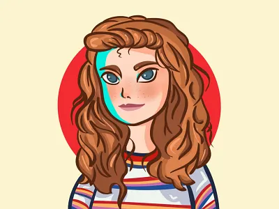 Stranger things 4 - Max Mayfield Illustration art eleven