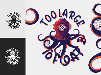 Too Large To Float - rebranding brand identity branding custom logo graphic design illustration logo logodesign vector visualidentity