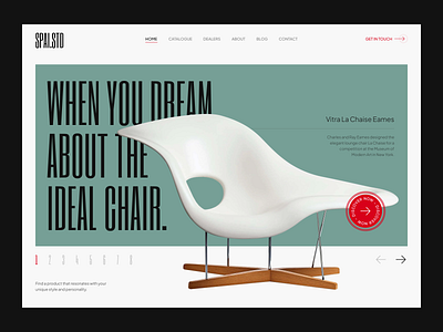 Furniture Studio Landing Page chair clean furnish furniture handmade homedecor homepage interior landing page mebel minimal sofa spyxfamily studio table ui uiux web design website woodworking