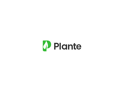 Plante logo( P + Leaf ) a b c d e f g h i j k l m n brand branding branding identity creative leaf leaves letter letter mark logo logo design logotype minimal natural o p q r s t u v w x y z p letter logo p logo p mark plant symbol