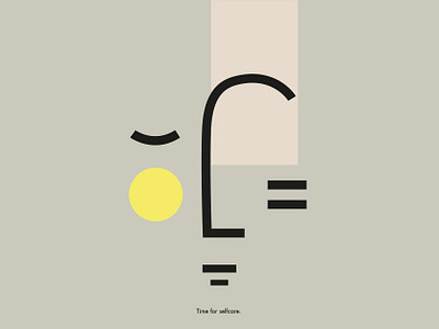 Time for selfcare. abstract adobe artwork communication design design giclée print graphic design illustration print vectorillustration