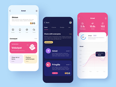 APP desing- Social Communication app design illustration illustrator ui ux vector