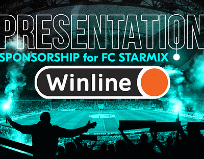 FC STARMIX x WINLINE branding graphic design презентация футбол