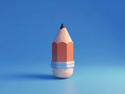 3D Icons | 1 | Pencil 3d 3d graphic app logo blender icon icon design illustraion