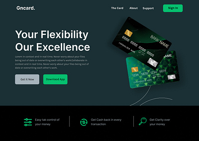 Bank Landing page bank landing page branding figma graphic design ui uiux