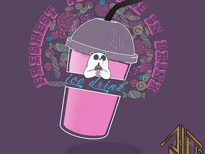 ice drink brand branding design designlogo graphic design ice icedrink icon illustration ink inkdrawing logo logobrand logocafe logodesign logoice logoicon logoideas pendrawing ui