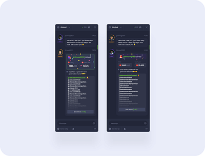 Send a Tip and Rain Design in Gambling app design design gambling gambling design mobile design rain send a tip ui ui design ux ux design