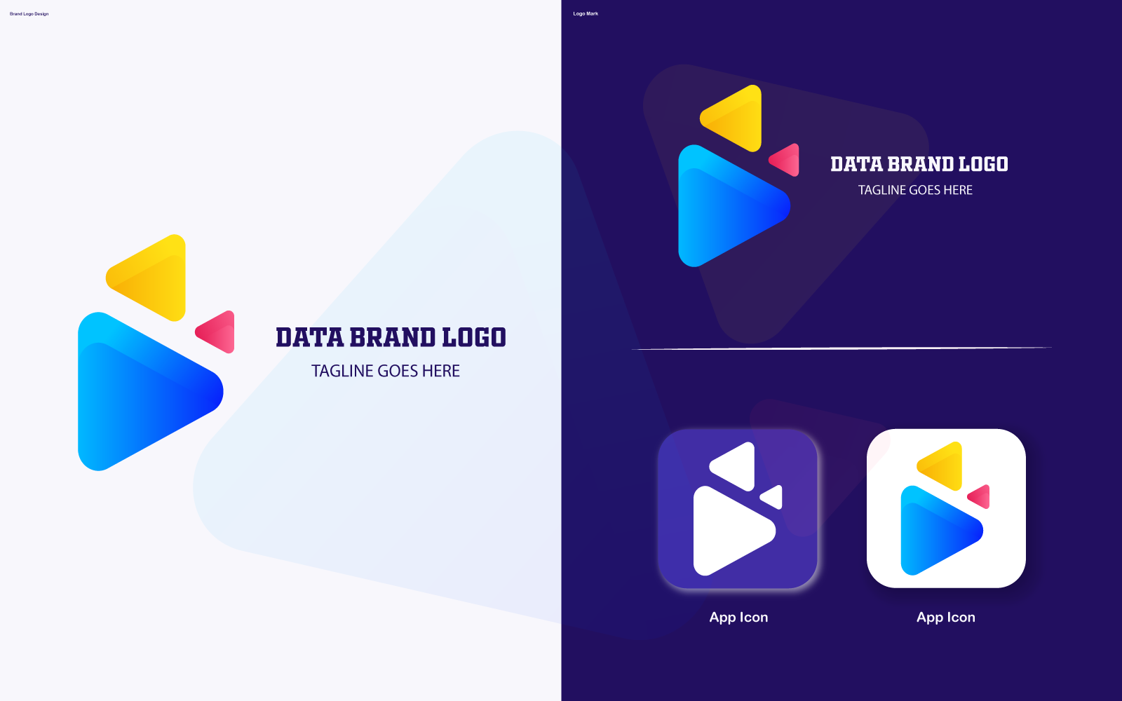 Data Brand Logo Design by shahidul on Dribbble