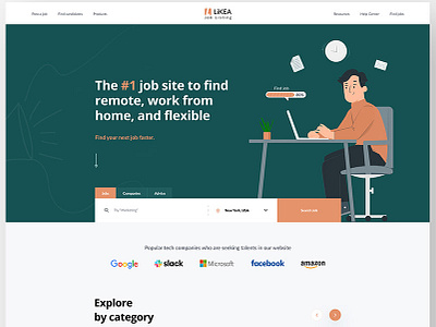 LiKEA - Job Portal Website