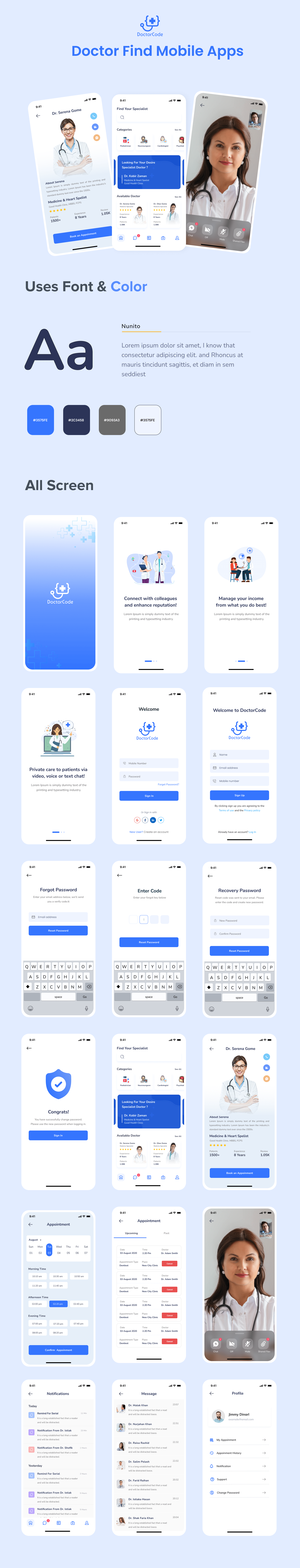 DoctorCode - Doctor Find Mobile App