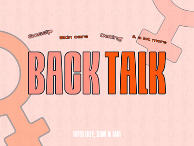 BACK TALK - LOGO DESIGN advertising brand brand design branding branding identity cover design flatdesign illustration logo logodesign mockup podcast vector