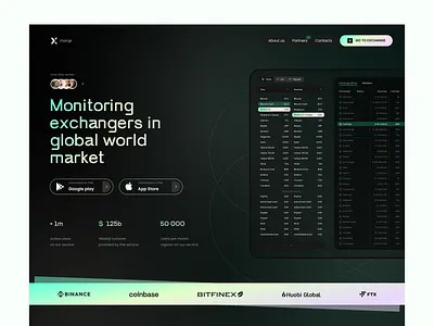 Crypto Exchange App app crypto dasboard design exhange nft ui