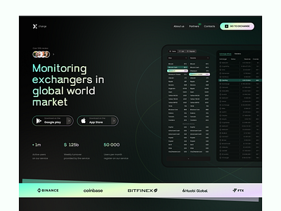 Crypto Exchange App app crypto dasboard design exhange nft ui