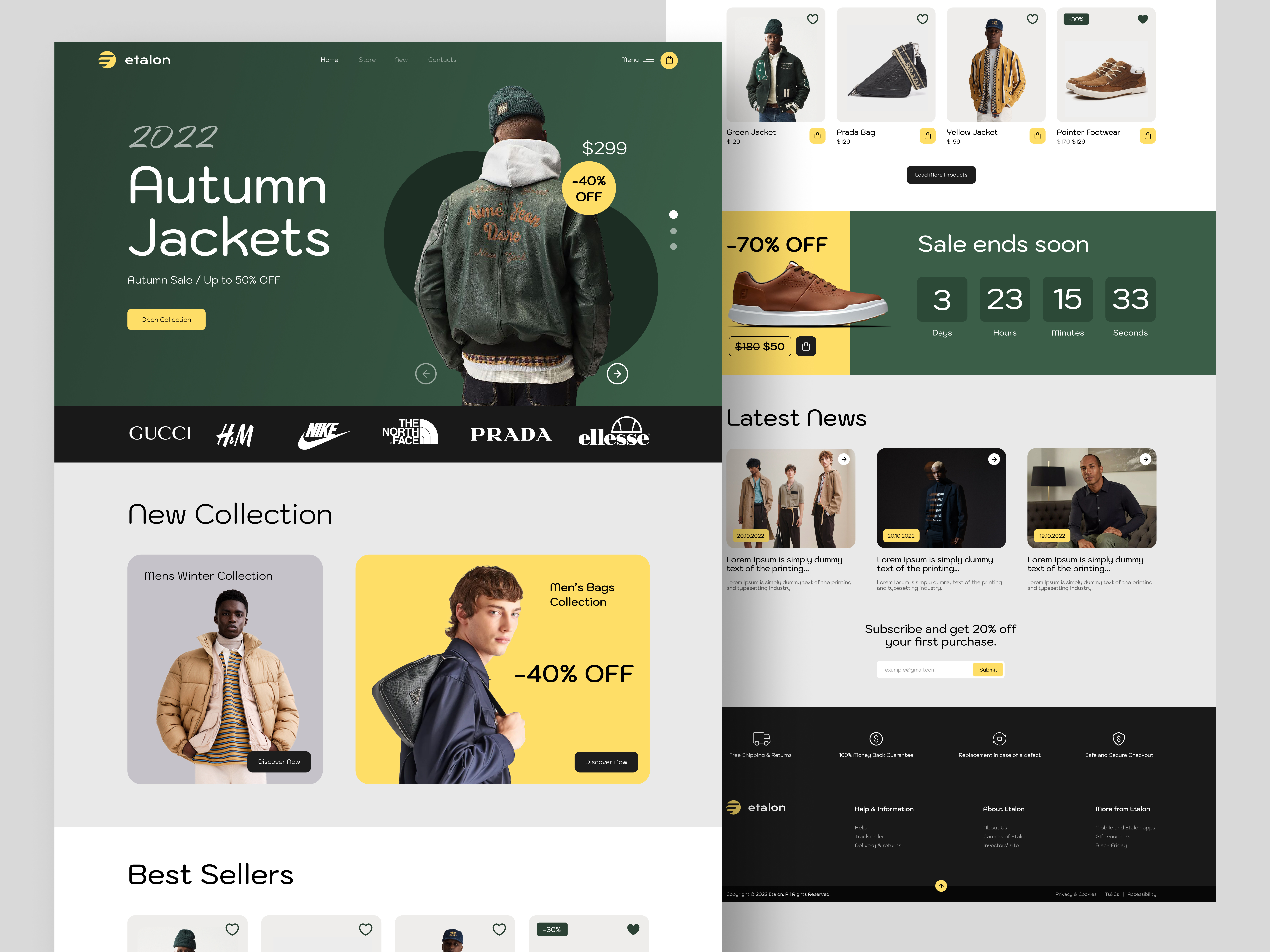 cloth shop website
