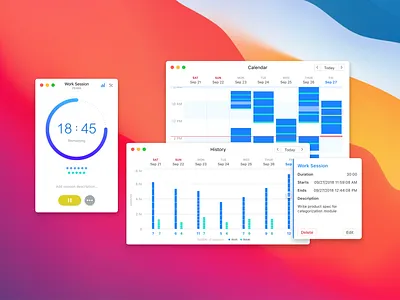 MacOS App design uiux