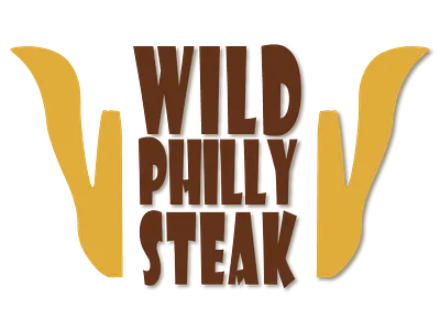 Wild Philly Steak branding graphic design logo