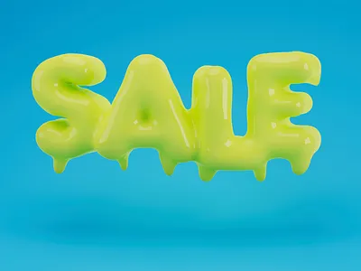 Sale- icecream 3d design graphic design illustration ui